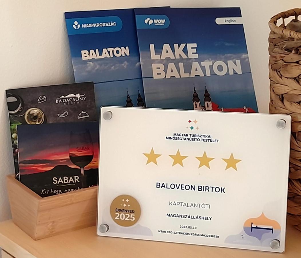 Baloveon Birtok Kaptalantoti Εξωτερικό φωτογραφία